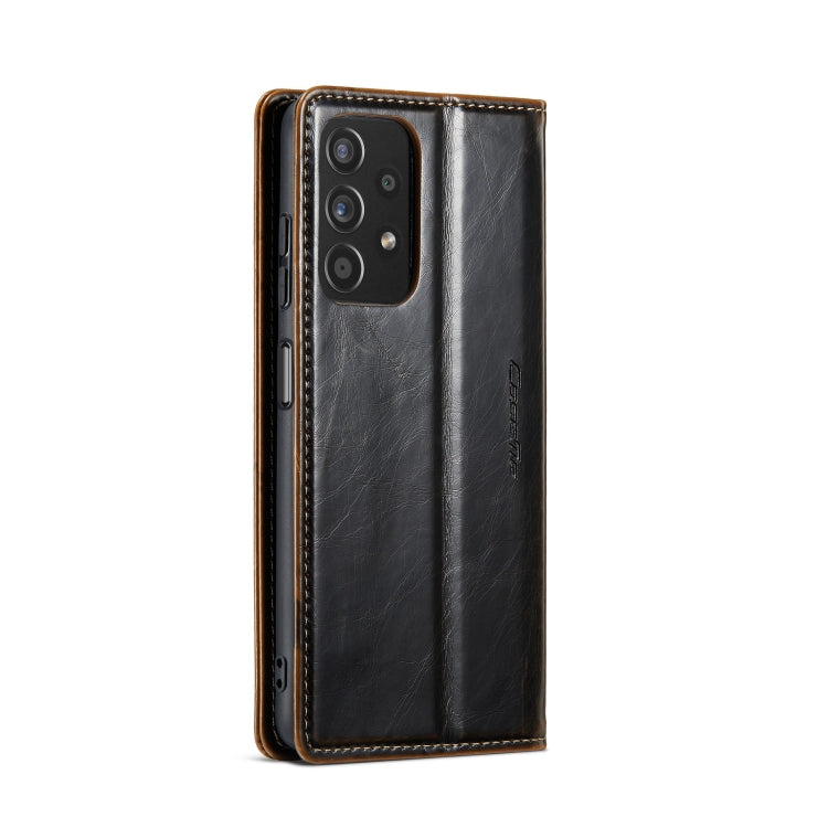 For Samsung Galaxy A32 5G／M32 5G CaseMe 003 Crazy Horse Texture Leather Phone Case(Coffee) - Galaxy Phone Cases by CaseMe | Online Shopping South Africa | PMC Jewellery | Buy Now Pay Later Mobicred