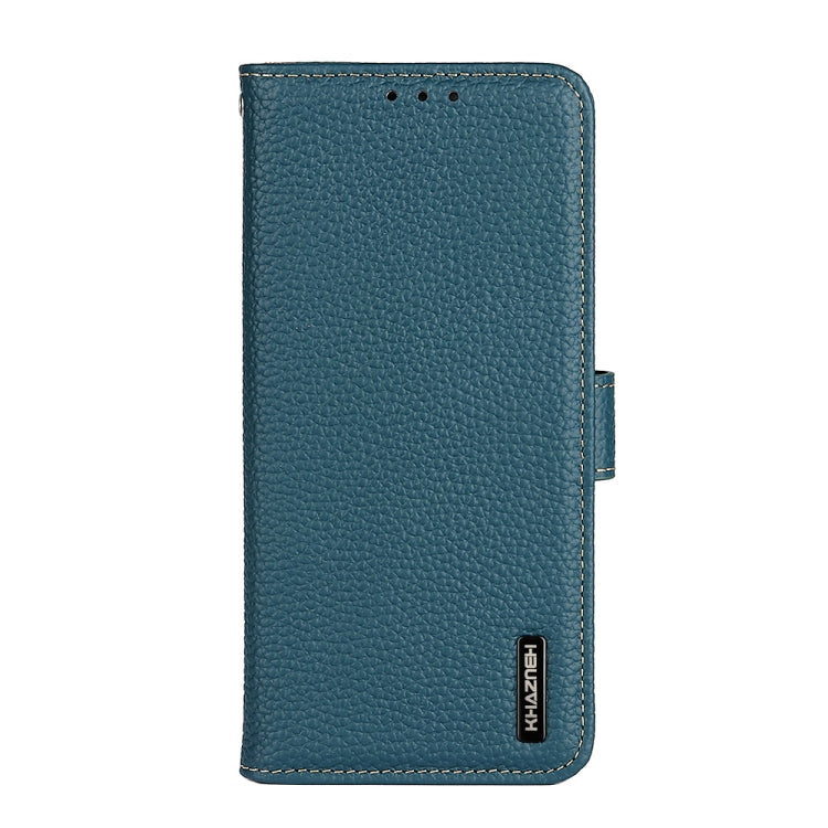 For Nokia X30 5G KHAZNEH Litchi Genuine Leather Phone Case(Green) - Nokia Cases by PMC TechLife | Online Shopping South Africa | PMC TechLife | Buy Now Pay Later Mobicred