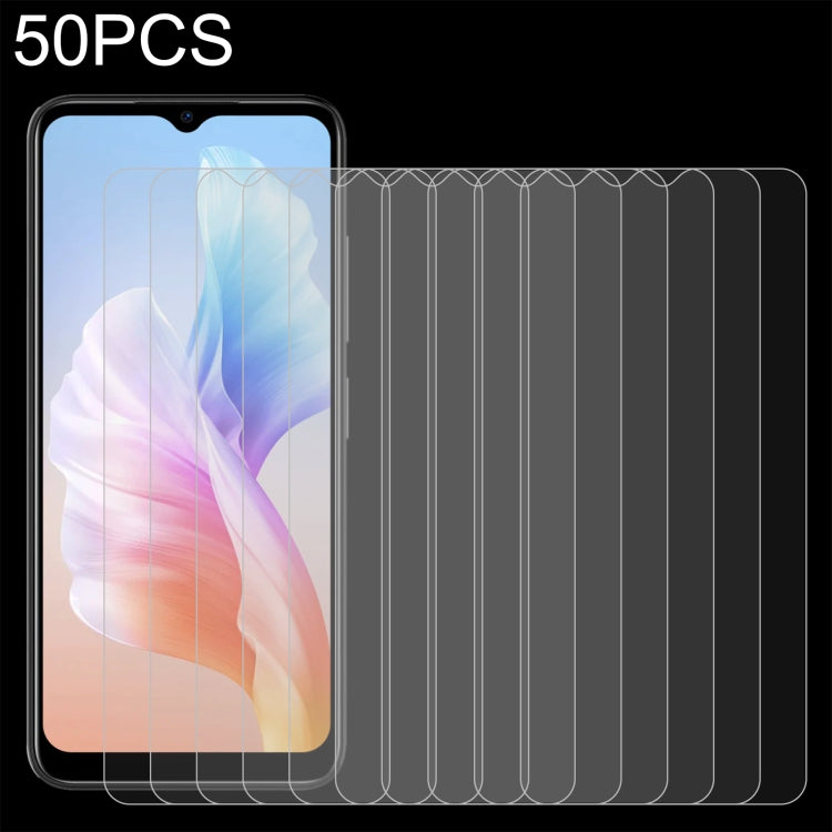 For DOOGEE X98 50pcs 0.26mm 9H 2.5D Tempered Glass Film - For Doogee by PMC Jewellery | Online Shopping South Africa | PMC Jewellery | Buy Now Pay Later Mobicred