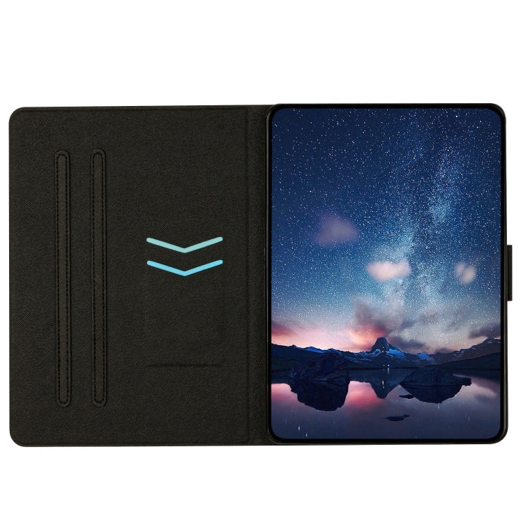 For Huawei MatePad T 10s Solid Color Crocodile Texture Leather Tablet Case(Black) - Huawei by PMC TechLife | Online Shopping South Africa | PMC TechLife | Buy Now Pay Later Mobicred