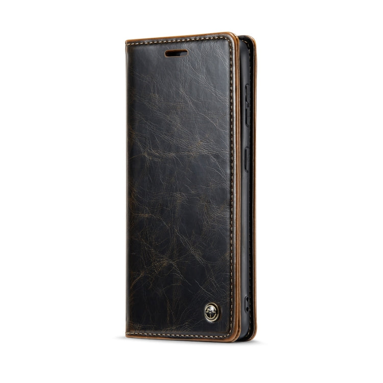 For Samsung Galaxy S23 5G CaseMe 003 Crazy Horse Texture Leather Phone Case(Coffee) - Galaxy S23 5G Cases by CaseMe | Online Shopping South Africa | PMC Jewellery | Buy Now Pay Later Mobicred