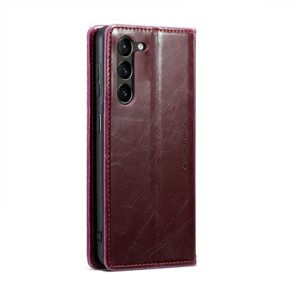 For Samsung Galaxy S23 5G CaseMe 003 Crazy Horse Texture Leather Phone Case(Red) - Galaxy S23 5G Cases by CaseMe | Online Shopping South Africa | PMC Jewellery | Buy Now Pay Later Mobicred