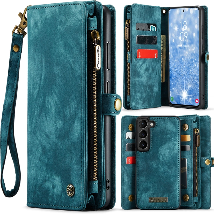 For Samsung Galaxy S23 5G CaseMe 008 Detachable Multifunctional Leather Phone Case(Blue) - Galaxy S23 5G Cases by CaseMe | Online Shopping South Africa | PMC Jewellery | Buy Now Pay Later Mobicred