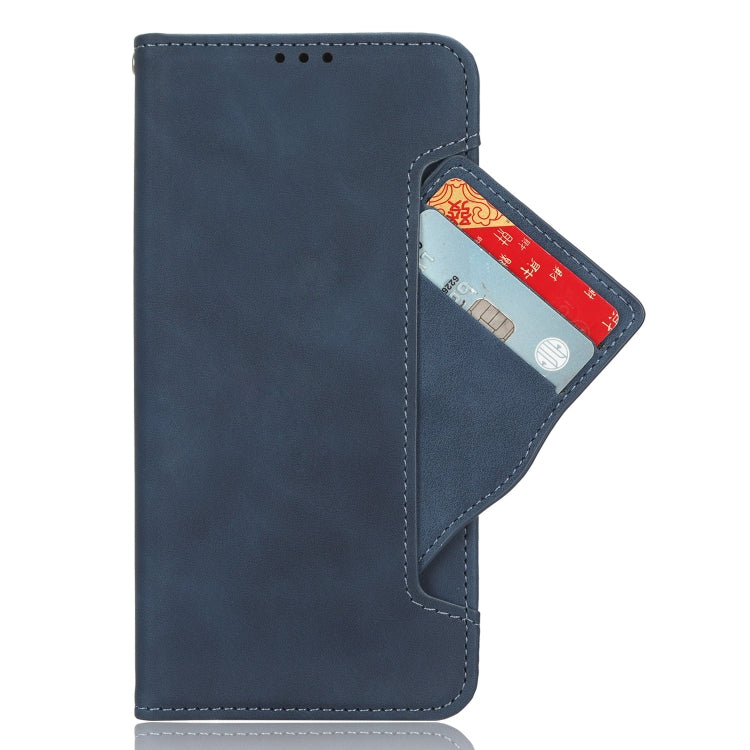 For Blackview BV5200 Skin Feel Calf Texture Card Slots Leather Phone Case(Blue) - More Brand by PMC Jewellery | Online Shopping South Africa | PMC Jewellery | Buy Now Pay Later Mobicred