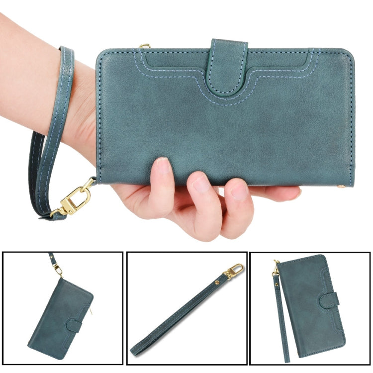 For Doogee S96 Pro Litchi Texture Zipper Leather Phone Case(Green) - Doogee Cases by PMC TechLife | Online Shopping South Africa | PMC TechLife | Buy Now Pay Later Mobicred