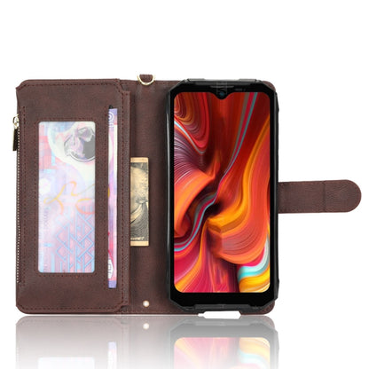 For Doogee S96 Pro Litchi Texture Zipper Leather Phone Case(Brown) - Doogee Cases by PMC Jewellery | Online Shopping South Africa | PMC Jewellery | Buy Now Pay Later Mobicred