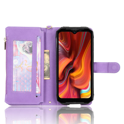 For Doogee S96 Pro Litchi Texture Zipper Leather Phone Case(Purple) - Doogee Cases by PMC Jewellery | Online Shopping South Africa | PMC Jewellery | Buy Now Pay Later Mobicred