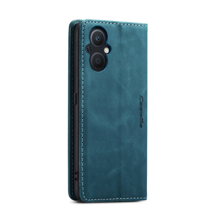 CaseMe 013 Multifunctional Horizontal Flip Leather Phone Case For OPPO Reno7 Z Global/Reno7 Lite Global/Reno8 Lite Global/F21 Pro 5G Global/Reno8 Z Global(Blue) - OPPO Cases by CaseMe | Online Shopping South Africa | PMC Jewellery | Buy Now Pay Later Mobicred