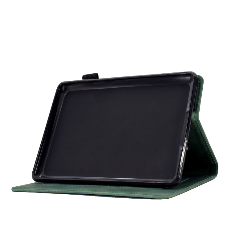 For Amazon Kindle Paperwhite 4/3/2/1 Tower Embossed Leather Smart Tablet Case(Green) - free shipping - PMC TechLife - Order now!