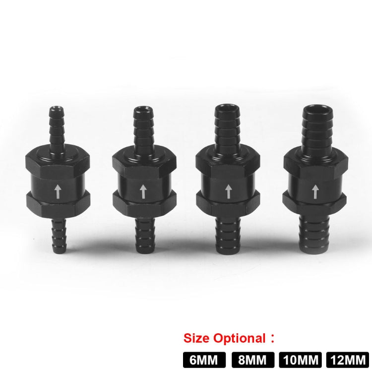 10mm Car  Aluminium Alloy Fuel Petrol One Way Non Return Check Valve - Engine Fittings by PMC TechLife | Online Shopping South Africa | PMC TechLife | Buy Now Pay Later Mobicred