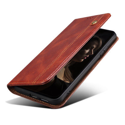 For vivo X90 Oil Wax Crazy Horse Texture Leather Phone Case(Brown) - vivo Cases by PMC Jewellery | Online Shopping South Africa | PMC Jewellery