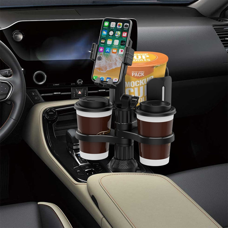 B04 Car Drink Water Cup Mobile Phone Holder(Grey) - Car Drink Holders by PMC TechLife | Online Shopping South Africa | PMC TechLife | Buy Now Pay Later Mobicred