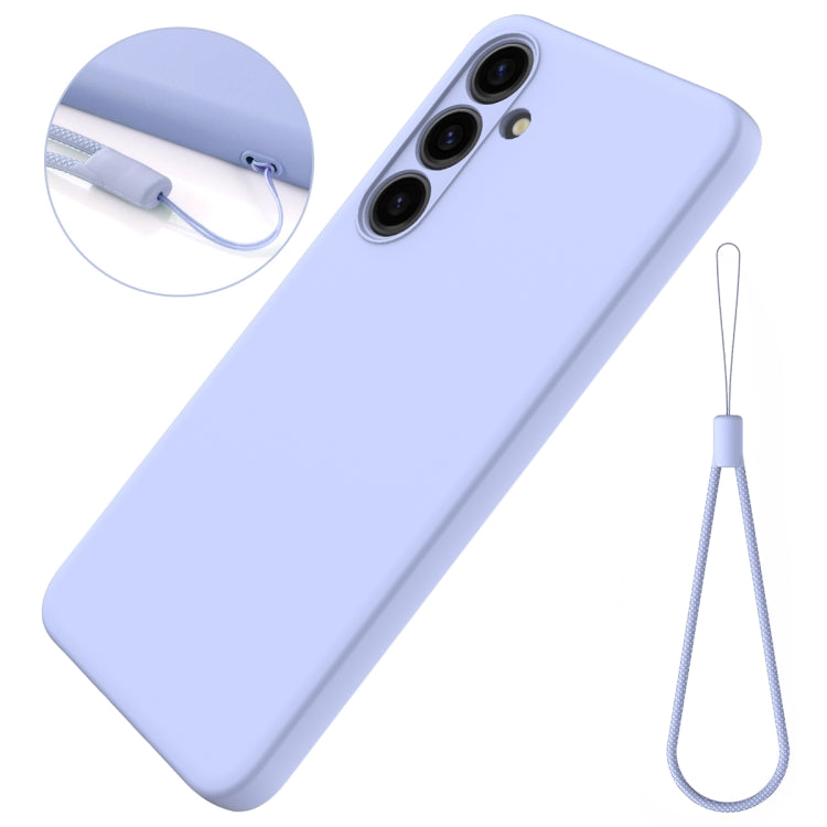 For Samsung Galaxy S24 5G Color Liquid Silicone Phone Case(Purple) - Galaxy S24 5G Cases by PMC TechLife | Online Shopping South Africa | PMC TechLife