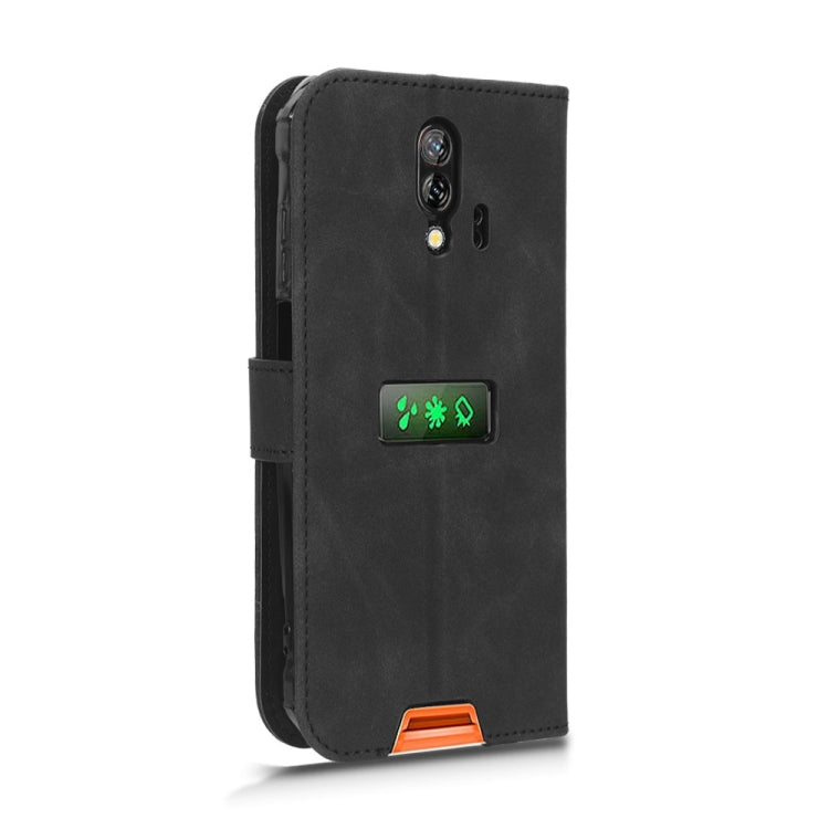 For Blackview BV7200 Skin Feel Magnetic Flip Leather Phone Case(Black) - More Brand by PMC TechLife | Online Shopping South Africa | PMC TechLife