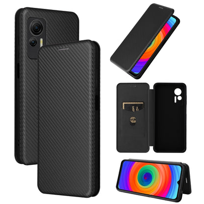 For Ulefone Note 14 Carbon Fiber Texture Flip Leather Phone Case(Black) - Ulefone Cases by PMC Jewellery | Online Shopping South Africa | PMC Jewellery | Buy Now Pay Later Mobicred