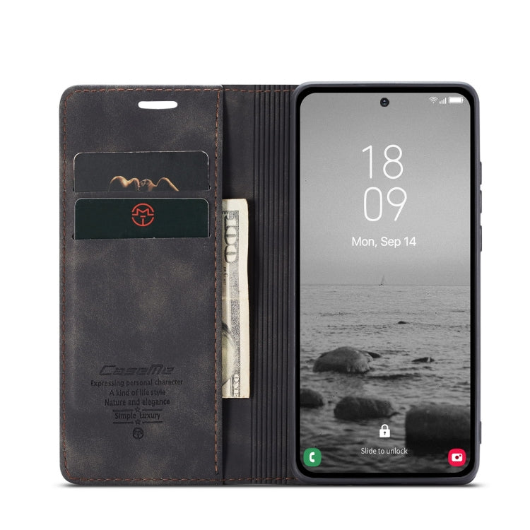 For Samsung Galaxy A54 CaseMe 013 Multifunctional Horizontal Flip Leather Phone Case(Black) - Galaxy Phone Cases by CaseMe | Online Shopping South Africa | PMC Jewellery | Buy Now Pay Later Mobicred