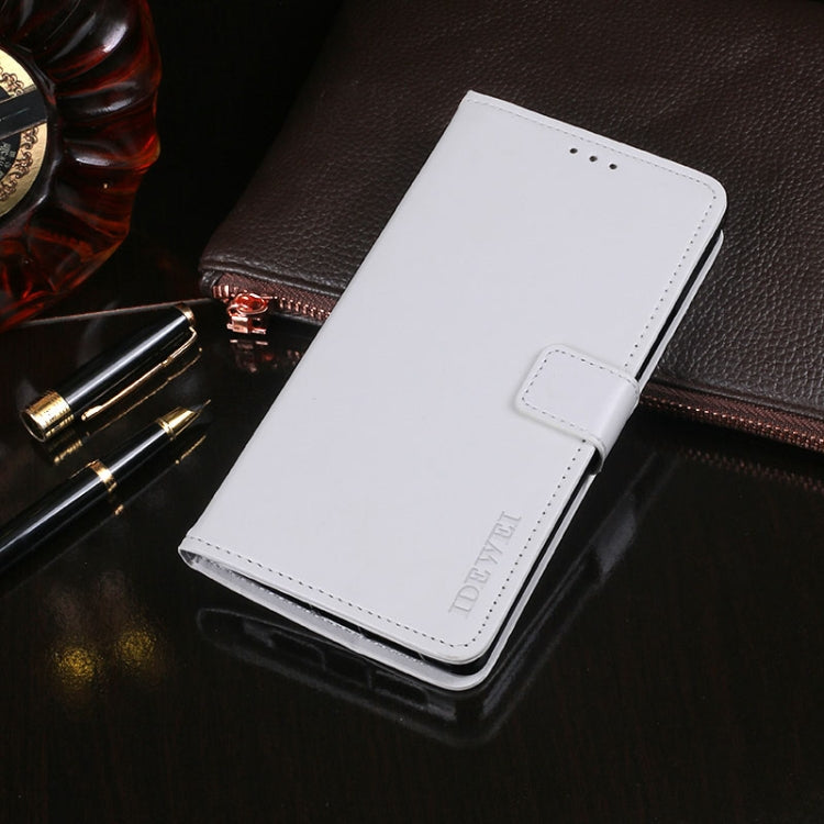 For Blackview A60 idewei Crazy Horse Texture Horizontal Flip Leather Case with Holder & Card Slots & Wallet(White) - More Brand by idewei | Online Shopping South Africa | PMC TechLife | Buy Now Pay Later Mobicred