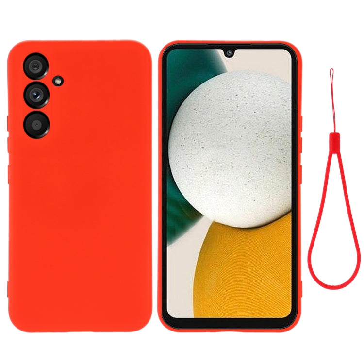 For Samsung Galaxy A34 5G Pure Color Liquid Silicone Shockproof Phone Case(Red) - Galaxy Phone Cases by PMC Jewellery | Online Shopping South Africa | PMC Jewellery