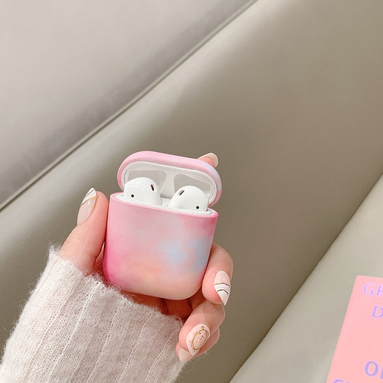 For AirPods 3 Ink Painting Water Sticker PC Earphone Case(Sea Blue) - For AirPods 3 by PMC Jewellery | Online Shopping South Africa | PMC Jewellery | Buy Now Pay Later Mobicred