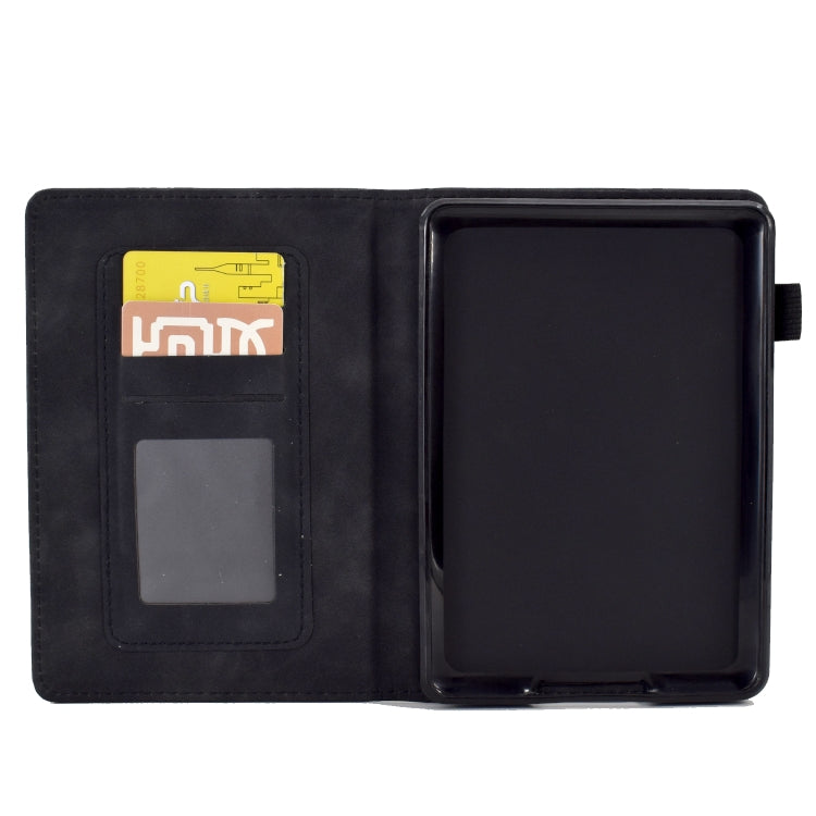 For Amazon Kindle 11th 2024 / 2022 Peony Butterfly Embossed Leather Smart Tablet Case(Black) - Amazon by PMC TechLife | Online Shopping South Africa | PMC TechLife | Buy Now Pay Later Mobicred