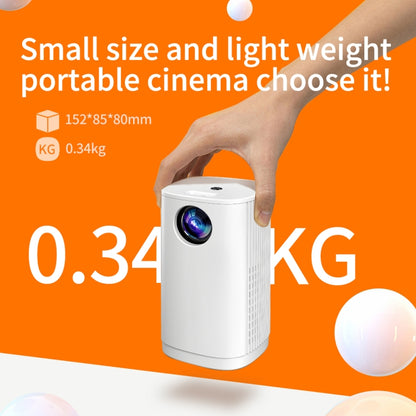 T1 480x360 800 Lumens Portable Mini LED Projector, Specification:UK Plug(Blue) - LED Projector by PMC Jewellery | Online Shopping South Africa | PMC Jewellery | Buy Now Pay Later Mobicred