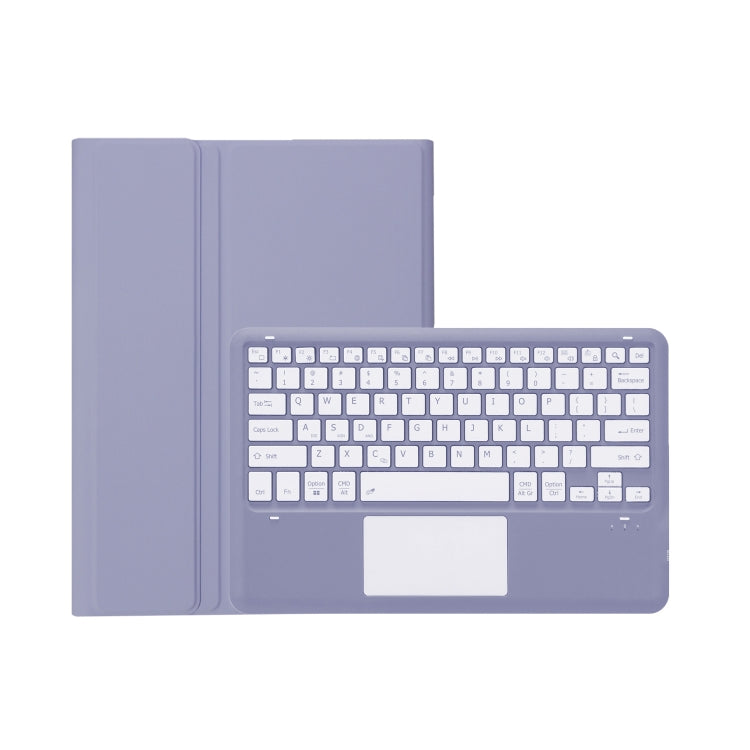 For Honor Pad V8 Pro AHN8-A Ultrathin Detachable Bluetooth Keyboard Leather Tablet Case with Touchpad(Purple) - Others Keyboard by PMC TechLife | Online Shopping South Africa | PMC TechLife
