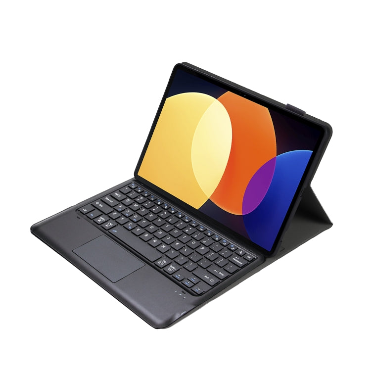 For Honor Pad V8 Pro AHN8-A Ultrathin Detachable Bluetooth Keyboard Leather Tablet Case with Touchpad(Black) - Others Keyboard by PMC TechLife | Online Shopping South Africa | PMC TechLife
