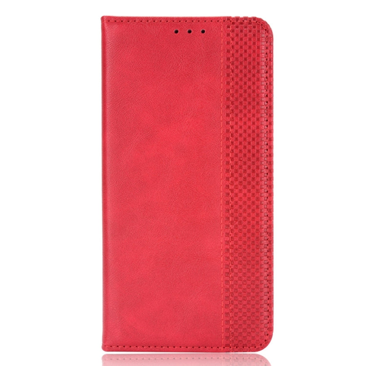 For Ulefone Note 14 Magnetic Buckle Retro Texture Leather Phone Case(Red) - Ulefone Cases by PMC Jewellery | Online Shopping South Africa | PMC Jewellery | Buy Now Pay Later Mobicred