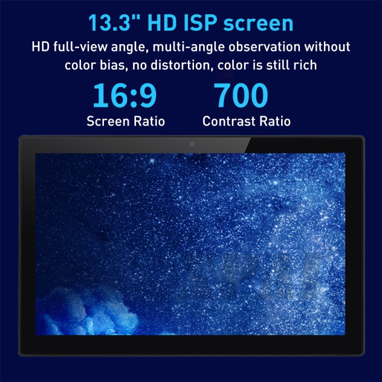 PR1335T 13.3 inch IPS Display Advertising Machine, 2GB+16GB, CPU:RK3399 Hexa-Core 1.8GHz(EU Plug) - 11-15 inch by PMC Jewellery | Online Shopping South Africa | PMC Jewellery | Buy Now Pay Later Mobicred