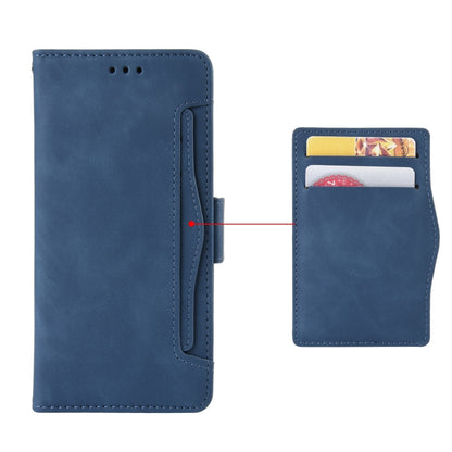 For Blackview A52 Skin Feel Calf Texture Card Slots Leather Phone Case(Blue) - More Brand by PMC Jewellery | Online Shopping South Africa | PMC Jewellery | Buy Now Pay Later Mobicred