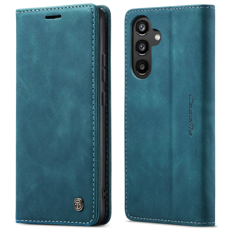 For Samsung Galaxy A34 5G CaseMe 013 Multifunctional Horizontal Flip Leather Phone Case(Blue) - free shipping - PMC TechLife - Order now!