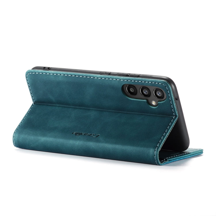 For Samsung Galaxy A34 5G CaseMe 013 Multifunctional Horizontal Flip Leather Phone Case(Blue) - free shipping - PMC TechLife - Order now!