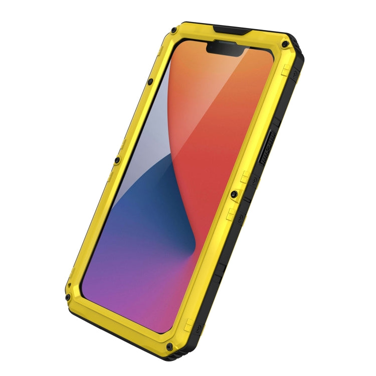 For iPhone 14 RedPepper Wolf 360 Full Body Rugged Waterproof Phone Case(Yellow) - free shipping - PMc TechLife - Order now!