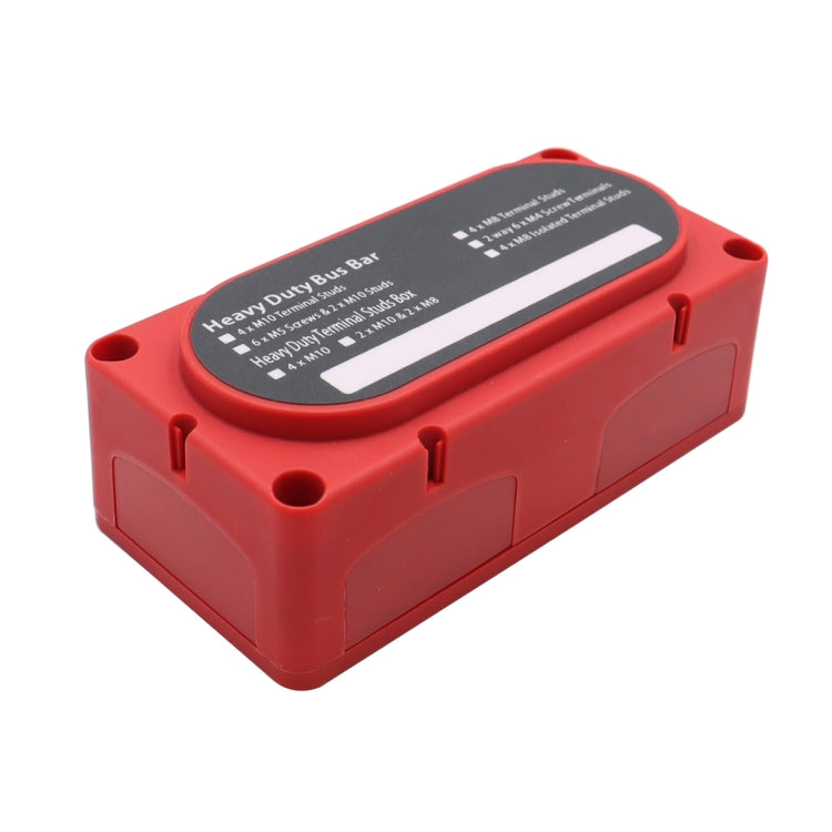 CP-3087-02 100A 48V 12-way M6 Terminal Busbar(Red) - Booster Cable & Clip by PMC TechLife | Online Shopping South Africa | PMC TechLife | Buy Now Pay Later Mobicred