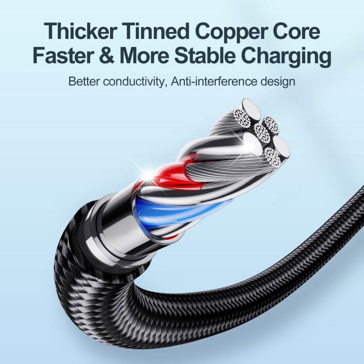 JOYROOM S-UC027A10 Extraordinary Series 3A USB-A to USB-C / Type-C Fast Charging Data Cable, Cable Length:1.2m(White) - free shipping - PMC TechLife - Order now!
