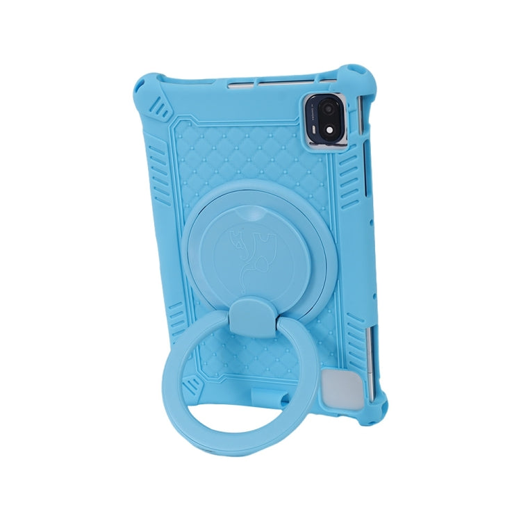 For TCL 10 Tab Max 4G Portable Silicone Tablet Protective Case(Blue) - Others by PMC TechLife | Online Shopping South Africa | PMC TechLife | Buy Now Pay Later Mobicred