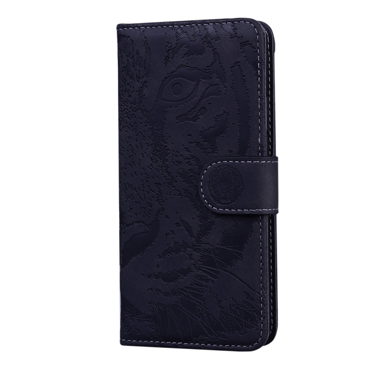 For Honor X9a Tiger Embossing Pattern Leather Phone Case(Black) - Honor Cases by PMC TechLife | Online Shopping South Africa | PMC TechLife