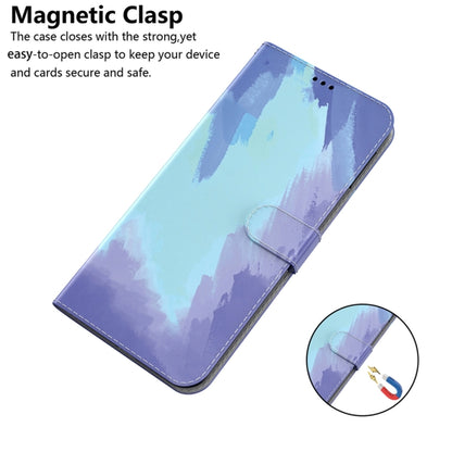 For OPPO Reno8 T 4G Watercolor Pattern Flip Leather Phone Case(Winter Snow) - OPPO Cases by PMC Jewellery | Online Shopping South Africa | PMC Jewellery | Buy Now Pay Later Mobicred