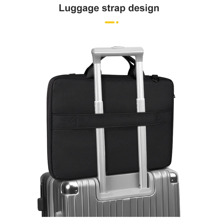 ST11 Polyester Thickened Laptop Bag, Size:14.1-15.4 inch(Black) - 15 inch by PMC Jewellery | Online Shopping South Africa | PMC Jewellery | Buy Now Pay Later Mobicred