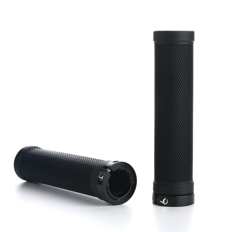 AG40 1 Pair 22mm Caliber Bicycle Grips(Black) - Bicycle Grips by PMc TechLife | Online Shopping South Africa | PMc TechLife | Buy Now Pay Later Mobicred