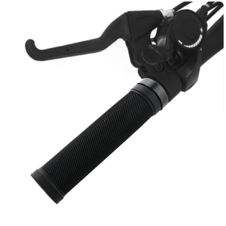 AG40 1 Pair 22mm Caliber Bicycle Grips(Black) - Bicycle Grips by PMc TechLife | Online Shopping South Africa | PMc TechLife | Buy Now Pay Later Mobicred