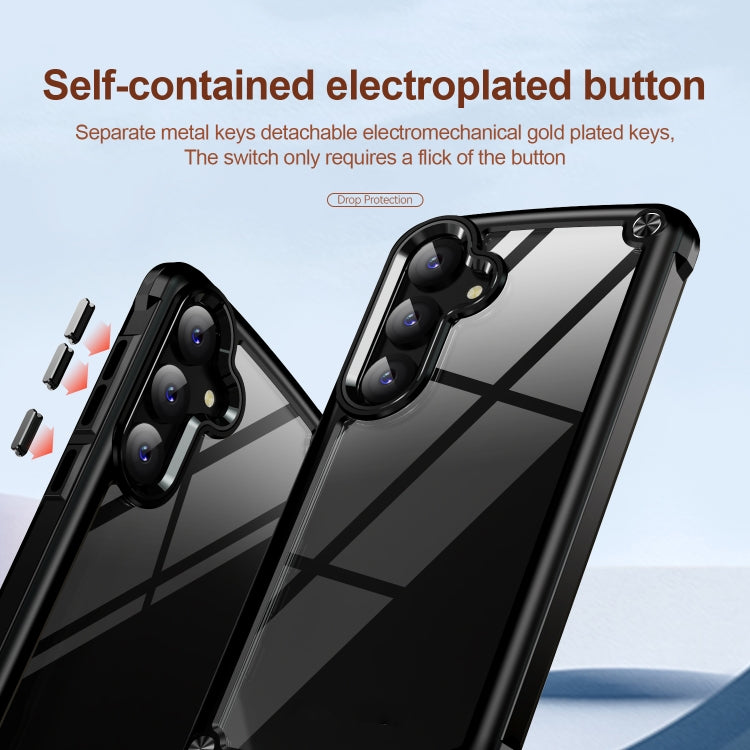 For Samsung Galaxy S24+ 5G TPU + PC Lens Protection Phone Case(Black) - Galaxy S24+ 5G Cases by PMC TechLife | Online Shopping South Africa | PMC TechLife
