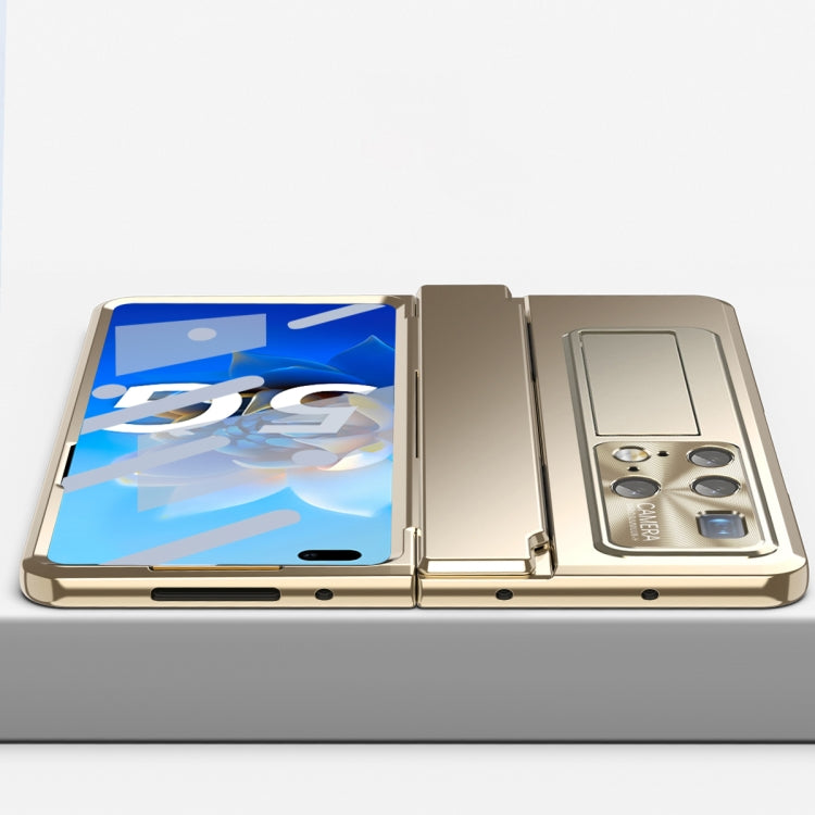 For Huawei Mate X2 Integrated Folding Hinge Phone Case with Stylus(Blue) - Huawei Cases by PMC TechLife | Online Shopping South Africa | PMC TechLife | Buy Now Pay Later Mobicred