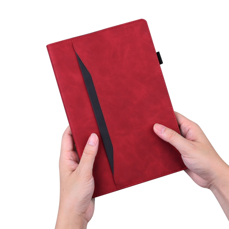 For Lenovo Tab M10 Plus 10.6 3rd Gen 2022 Business Shockproof Horizontal Flip Leather Tablet Case(Red) - Lenovo by PMC TechLife | Online Shopping South Africa | PMC TechLife | Buy Now Pay Later Mobicred