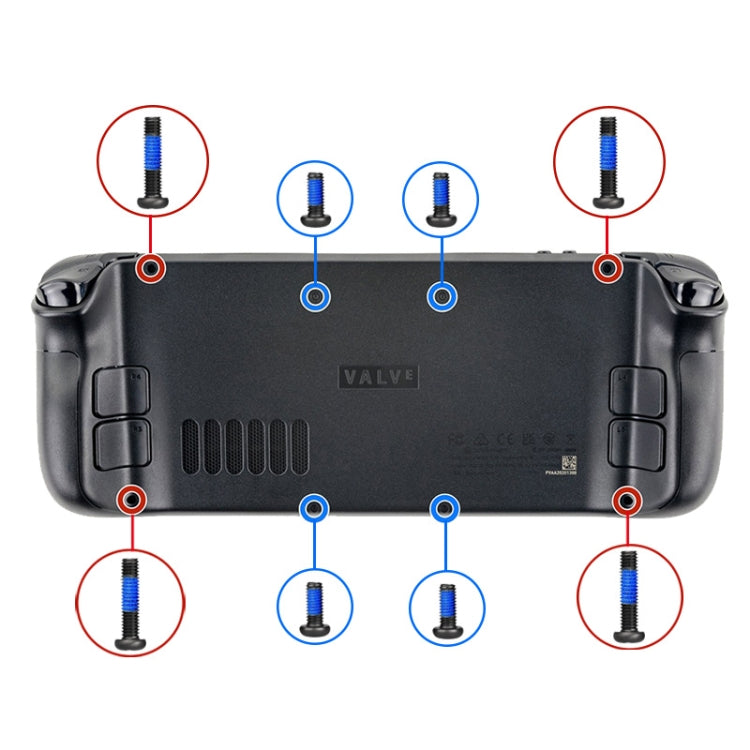 12 in 1 Steam Deck Abschirmung + Back Cover + Hard Disk Screw Set - Steam Deck Spare Parts by PMC TechLife | Online Shopping South Africa | PMC TechLife