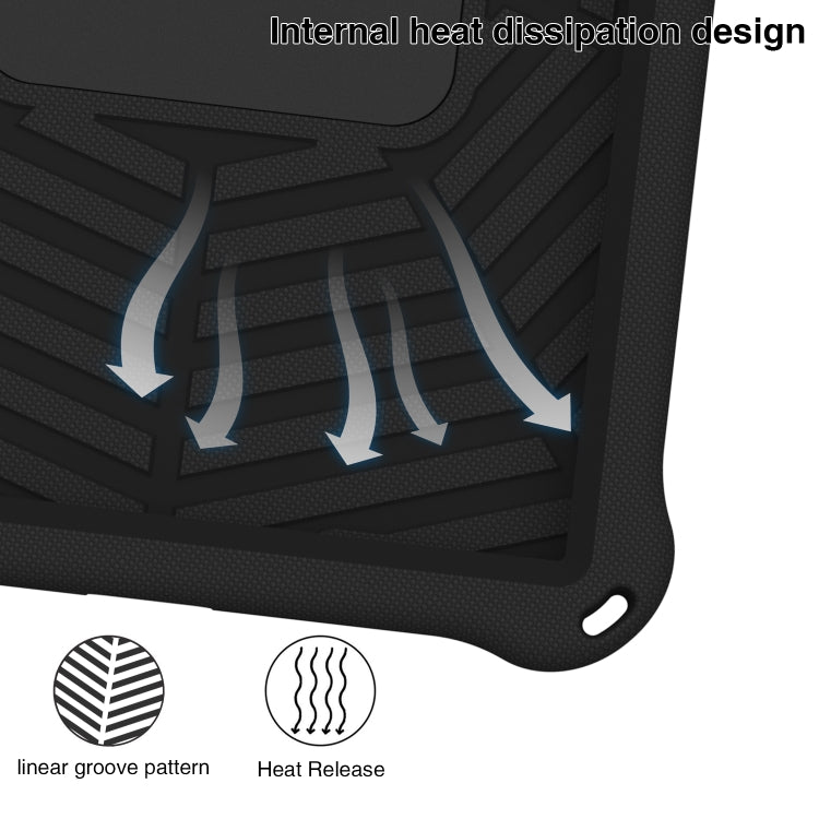 For Lenovo Tab P11 TB-J606 Spider King Silicone Protective Tablet Case(Black) - Lenovo by PMC TechLife | Online Shopping South Africa | PMC TechLife | Buy Now Pay Later Mobicred