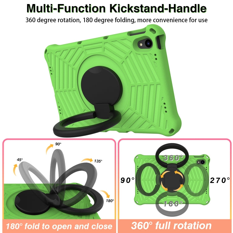 For Lenovo Tab P11 TB-J606 Spider King Silicone Protective Tablet Case(Green) - Lenovo by PMC TechLife | Online Shopping South Africa | PMC TechLife | Buy Now Pay Later Mobicred