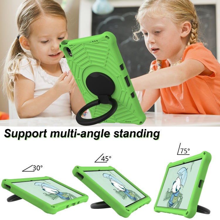 For Lenovo Tab P11 TB-J606 Spider King Silicone Protective Tablet Case(Green) - Lenovo by PMC TechLife | Online Shopping South Africa | PMC TechLife | Buy Now Pay Later Mobicred