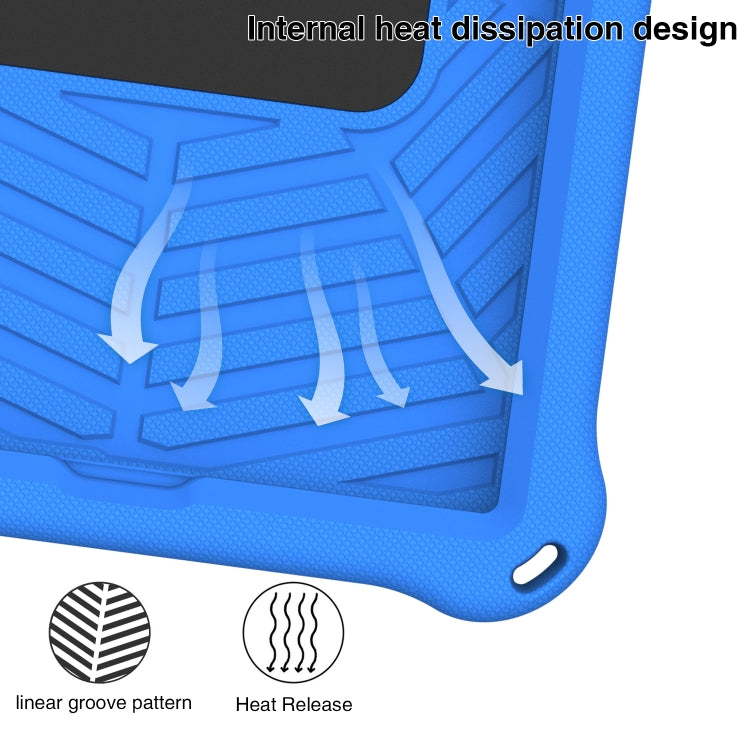 For Lenovo Tab K10 Spider King Silicone Protective Tablet Case(Blue) - Lenovo by PMC TechLife | Online Shopping South Africa | PMC TechLife | Buy Now Pay Later Mobicred