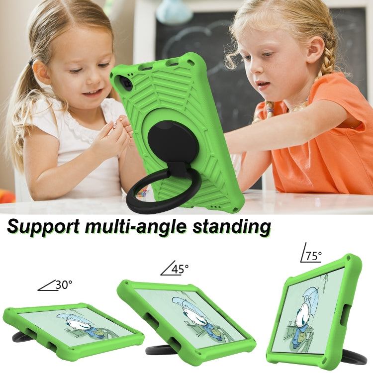 For Lenovo Tab K10 Spider King Silicone Protective Tablet Case(Green) - Lenovo by PMC TechLife | Online Shopping South Africa | PMC TechLife | Buy Now Pay Later Mobicred